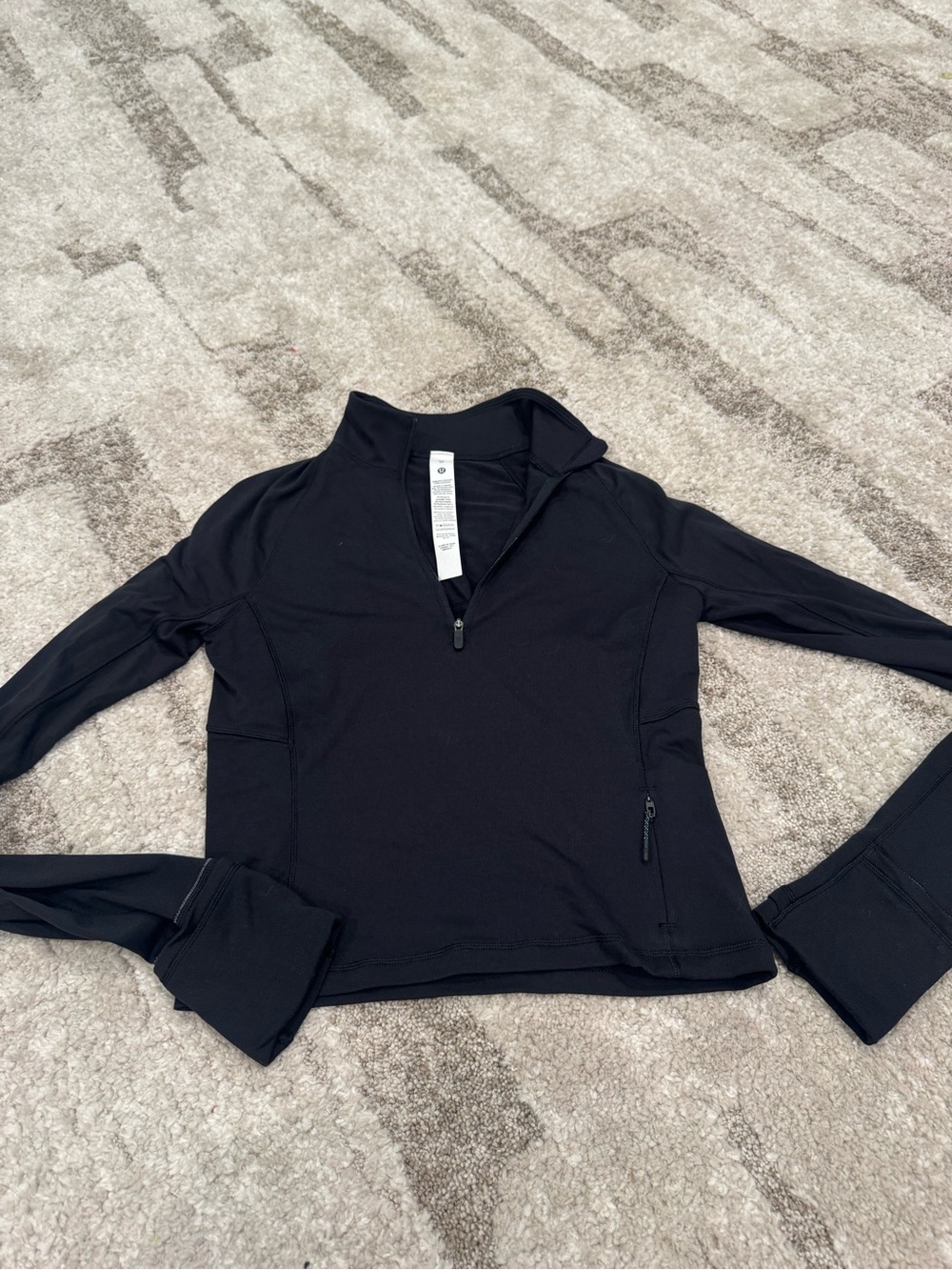 Lululemon It’s Rulu Cropped Half Zip